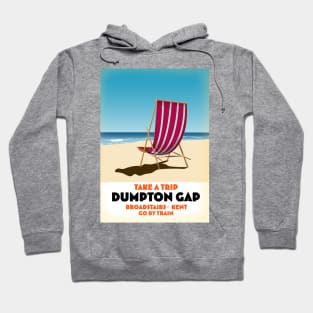 Dumpton Gap Seaside travel poster Hoodie